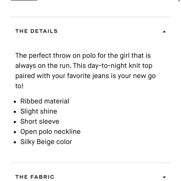 Good American Ribbed Polo top in Dusty Violet - Picture 4 of 10